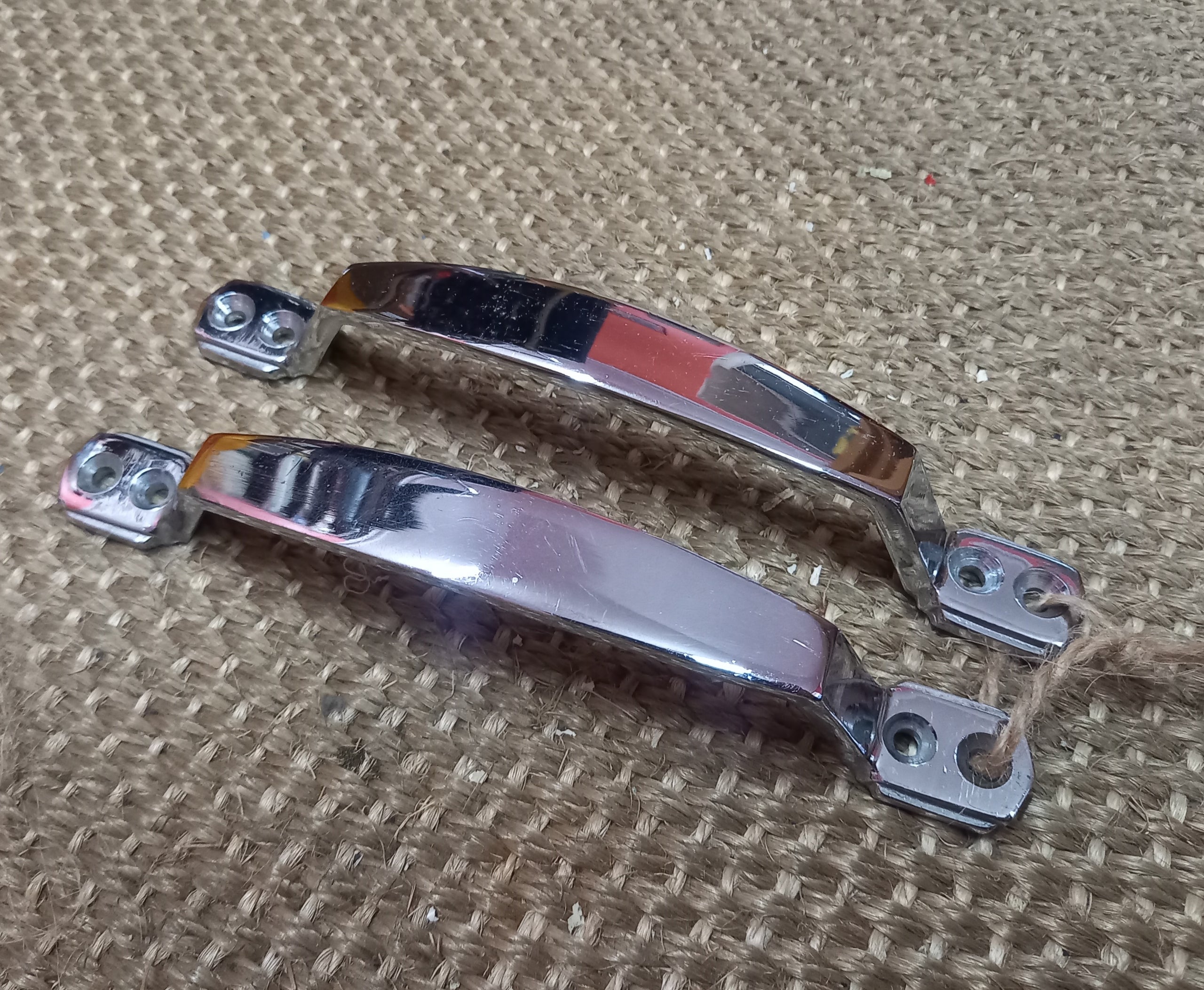 Chrome Pull Handles Glasgow Architectural Salvage