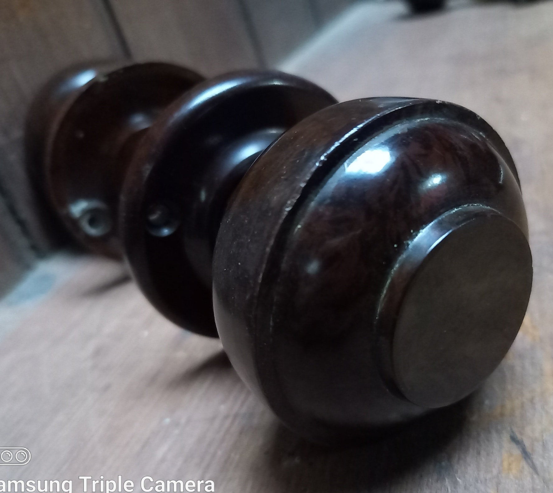 Hexagonal Bakelite Handles on Circular Collars Glasgow Architectural